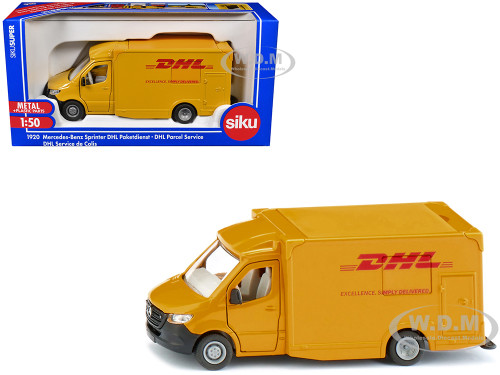 Mercedes Benz Sprinter Van Yellow DHL 1/50 Diecast Model Car Siku SK1920DHL