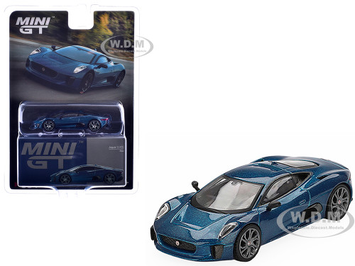 McLaren 750S Spider Belize Blue Metallic Limited Edition 1/64
