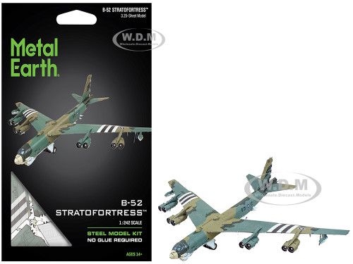 Model Kit Boeing B 52 Stratofortress Bomber Aircraft United States Air Force Challenging Difficulty Steel Model Metal Earth ME1037