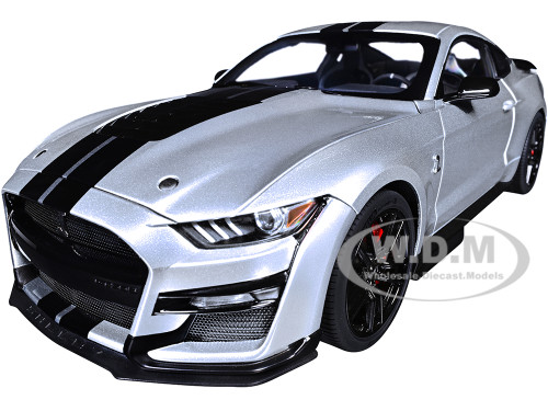 Ford Shelby Cobra Concept Tungsten Silver Metallic Gray Stripes 1