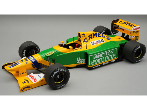 Benetton B192 #20 Perry McCarthy Test Car Formula One F1 British GP 1992 Mythos Series with Display Case Limited Edition to 20 pieces Worldwide 1/18 Model Car Tecnomodel TM18-374D