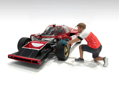 Race Crew Figure #1 for 1/24 Scale Models American Diorama AD-25001