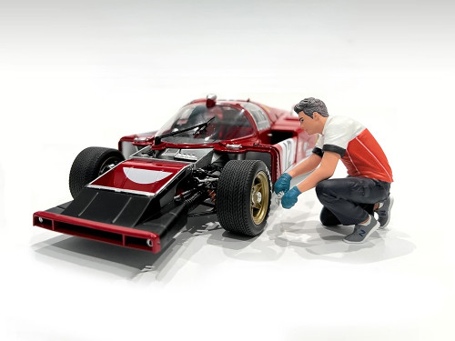 Race Crew Figure #5 for 1/24 Scale Models American Diorama AD-25005