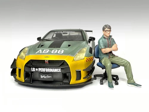 Top Tuners Figure #1 Premium Series for 1/24 Scale Models American Diorama ADP-70101