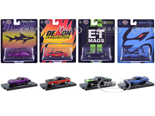 Auto Drivers Set of 4 pieces in Blister Packs Release 128 Limited Edition to 9600 pieces Worldwide 1/64 Diecast Model Cars M2 Machines 11228-128