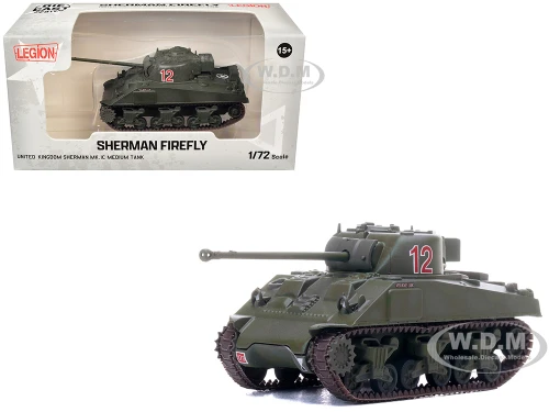Sherman Firefly Mk VC Medium Tank Velikye Luki A Squadron 1st Northamptonshire Yeomanry 33rd Armoured Brigade Normandy 1944 British Army 1/72 Diecast Model Legion LEG-12010LG