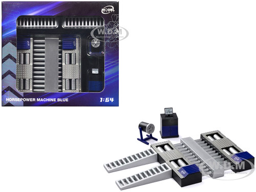 Horsepower Machine Blue 1/64 Diecast Model Model Model MM64-HPM-003
