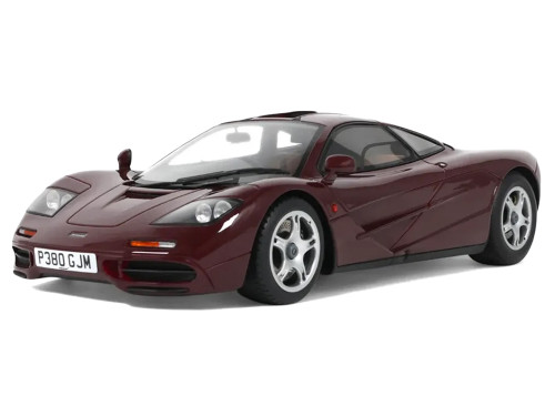 1992 McLaren F1 Dark Red 1/18 Model Car GT Spirit GT534