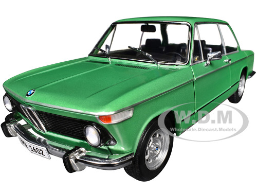 1971 BMW 1602 Taiga Green Metallic 1/18 Diecast Model Car Solido S1808604
