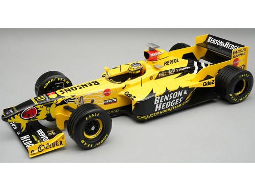 Jordan 198 #10 Ralf Schumacher Benson & Hedges Jordan Honda Formula One F1 Australian GP 1998 with Driver Figure and Display Case Mythos Series Limited Edition to 30 pieces Worldwide 1/18 Model Car Tecnomodel TMD18-426A