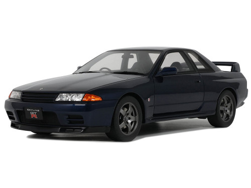 1993 Nissan Skyline GT R BNR32 RHD Right Hand Drive Dark Blue Pearl Limited Edition to 2000 pieces Worldwide 1/18 Model Car Otto Mobile OT1199