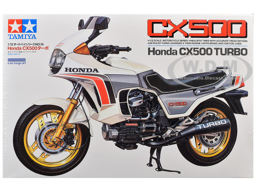 Model Kit Honda CX500 Turbo Motorcycle 1/12 Scale Model Tamiya TAM-14016