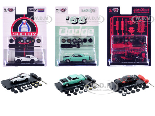 Auto Wheels 3 piece Car Set Release 14 Limited Edition to 2368 pieces Worldwide 1/64 Diecast Model Cars M2 Machines 34001-14