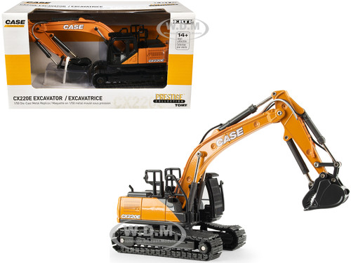 Case CX220E Excavator Dark Yellow Prestige Collection Series 1/50 Diecast Model ERTL TOMY 44338