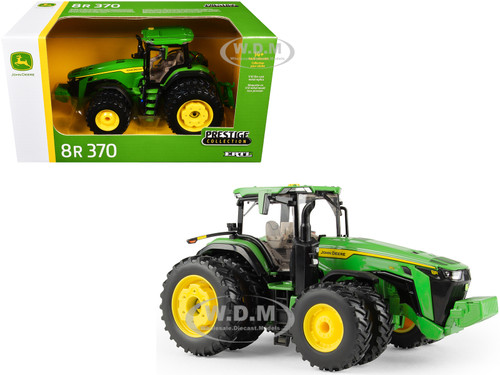John Deere 8R 370 Tractor Dual Wheels Green Prestige Collection Series 1/32 Diecast Model ERTL TOMY 85029