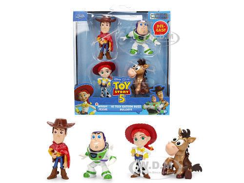 Set of 4 Diecast Figures Toy Story 5 2026 Movie Metalfigs Series Diecast models Jada 37318