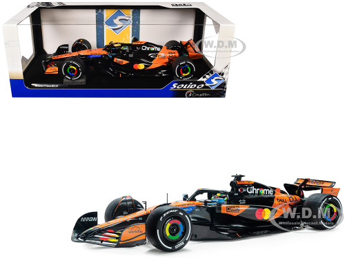 McLaren MCL39 #81 Oscar Piastri OKX Winner Formula One F1 Chinese GP 2025 Competition Series 1/18 Diecast Model Car Solido S1818702