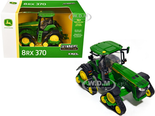 John Deere 8RX 370 Tractor Green Prestige Collection Series 1/64 Diecast Model ERTL TOMY 85031