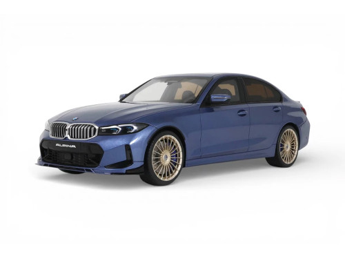 2024 BMW Alpina B3 GT Saloon Blue Metallic 1/18 Model Car GT Spirit GT543