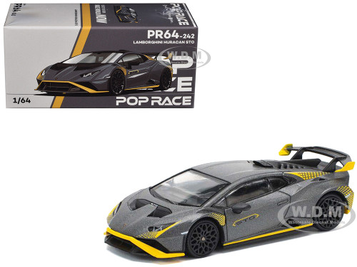 Lamborghini Huracan Coupe Bright Green 1/64 Diecast Model Car
