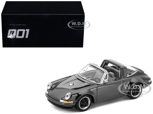 Singer Targa Dark Chrome The Dark Chrome Series 1/64 Diecast Model Car Pop Race PRDC001