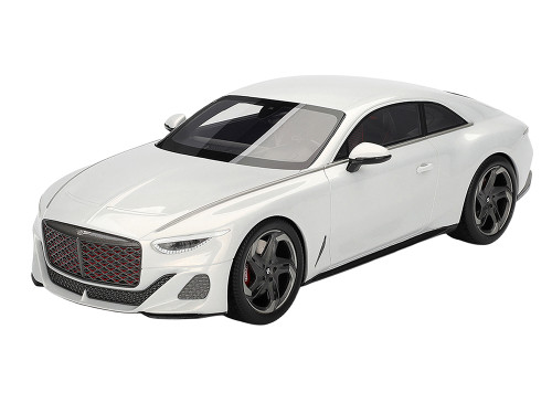 Bentley Batur Bonneville Pearl White Metallic 1/18 Model Car Top Speed TS0671