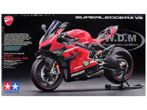 Model Kit Ducati Superleggera V4 Motorcycle 1/12 Scale Model Tamiya TAM-14140