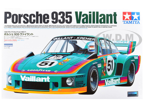 Model Kit Porsche 935 Vaillant Kremer 1/24 Scale Model Tamiya TAM-20071