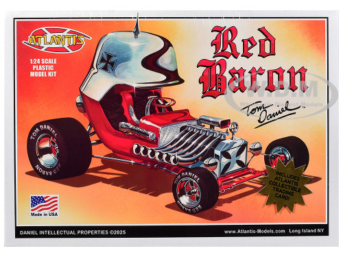 Skill 2 Model Kit Tom Daniel s Red Baron Show Rod 1/24 Scale Model Atlantis ALM-6740
