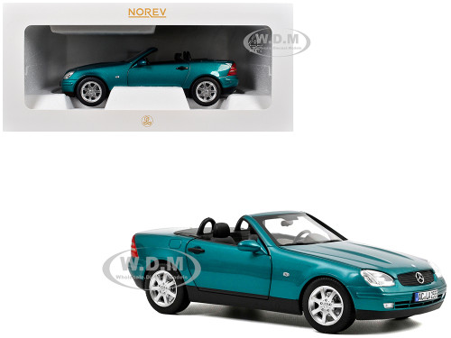 1996 Mercedes Benz SLK Convertible Vivianit Green Metallic 1/18 Diecast Model Car Norev 183021