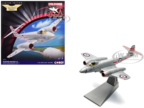 Gloster Meteor F 8 Aircraft WH480 M Sqn Ldr John Dusty Miller DFC No 41 Squadron Biggin Hill 1951 Royal Air Force The Aviation Archive Series 1/72 Diecast Model Corgi AA35012