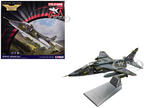 SEPECAT Jaguar GR 1 Aircraft XX963 AL No 14 Squadron RAF Germany Bruggen 1976 Royal Air Force The Aviation Archive Series 1/72 Diecast Model Corgi AA35417
