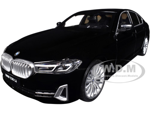 BMW 5 Series LCI Black Metallic with Moonroof 1/18 Diecast Model Car Heimanba H1282BK