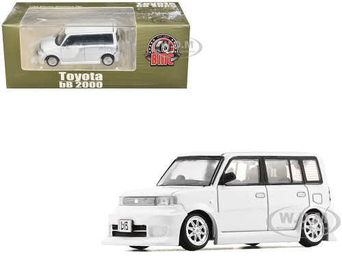 Toyota bB 2000 Van Black with Extra Accessories 1/64 Diecast Model