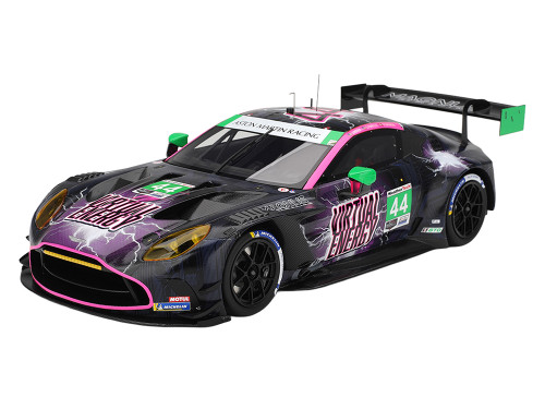 Aston Martin Vantage GT3 EVO #44 John Potter Spencer Pumpelly Marco Sorensen Magnus Racing IMSA Six Hours of The Glen Watkins Glen 2025 1/18 Model Car Top Speed TS0690