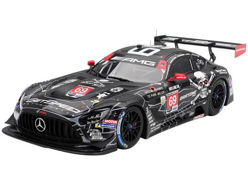 Mercedes-AMG GT3 EVO #69 Anthony Bartone Maximilian Gotz Jules Gounon Fabian Schiller GetSpeed IMSA 24 Hours Daytona 2026 1/18 Model Car Top Speed TS0716