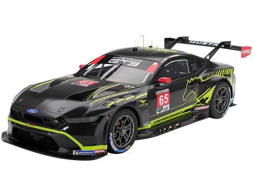 Ford Mustang GT3 #65 Christopher Mies Frederic Vervisch Ford Multimatic Motorsports IMSA Michelin GT Challenge VIR 2025 1/18 Model Car Top Speed TS0731