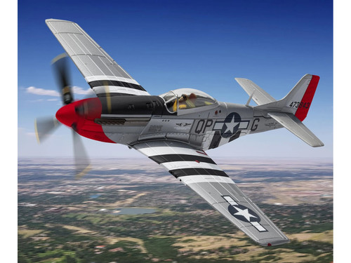 North American P-51D Mustang Aircraft Old Red Nose Commemorative Air Force United States Army Air Forces The Aviation Archive Series 1/72 Diecast Model Corgi AA27710