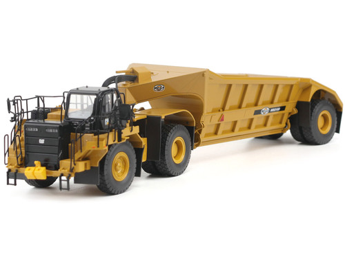 CAT Caterpillar 775 Off-Highway Truck Mega Bottom Dump Yellow High Line Series 1/50 Diecast Model Diecast Masters 85784