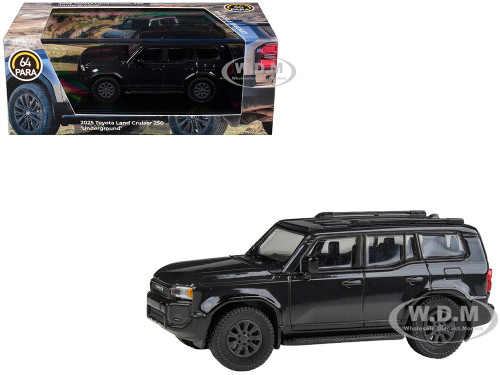 2025 Toyota Land Cruiser 250 Underground Black 1/64 Diecast Model Car Paragon Models PA-55748