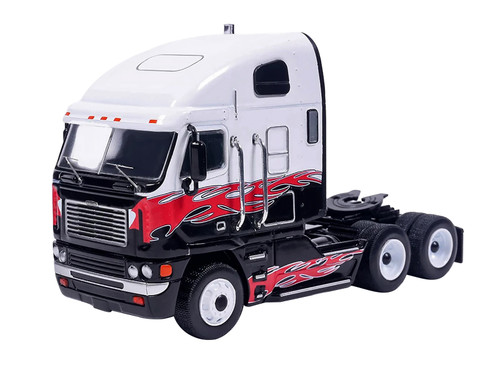 2002 Freightliner Argosy Truck Tractor Red and Black 1/64 Diecast Model IXO Models U64TR042