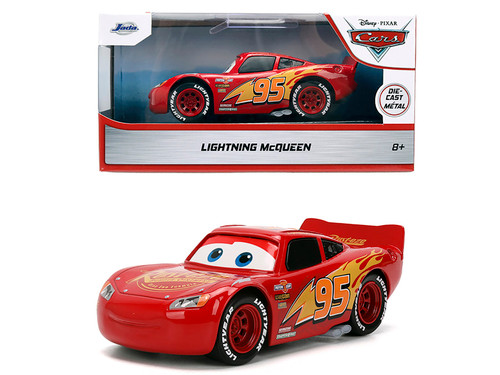 Lightning McQueen #95 Red Cars 2006 Movie Hollywood Rides Series 1/32 Diecast Model Car Jada 37050