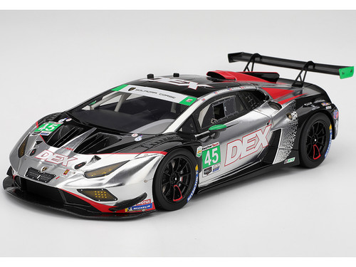 Lamborghini Huracan GT3 EVO2 #45 Graham Doyle Danny Formal Trent Hindman Kyle Marcelli Wayne Taylor Racing IMSA 24 Hours of Daytona 2025 1/18 Model Car Top Speed TS0655