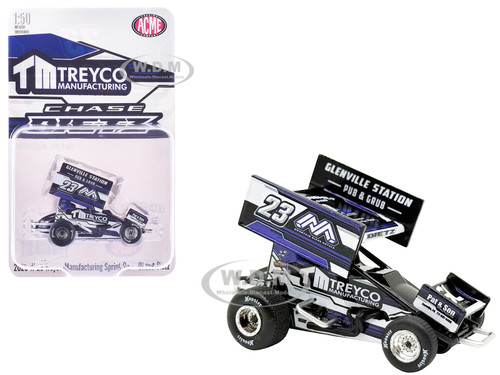 Winged Sprint Car #23 Chase Dietz Treyco Manufacturing Mountain Ridge Metals 2026 1/50 Diecast Model Car ACME A5026014