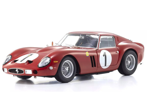 Ferrari 250 GTO #1 Pedro Rodriguez Ricardo Rodriguez North American Racing Team NART Winner 1000 km of Paris 1962 1/18 Diecast Model Car Kyosho KS08438G