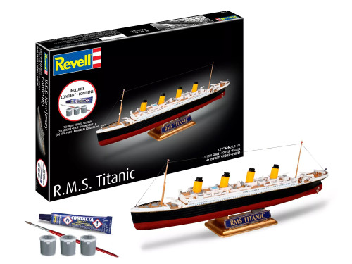 Level 4 Model Kit R M S Titanic All Included Kit 1/1200 Scale Model Revell 75804