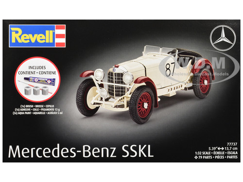 Level 4 Model Kit Mercedes Benz SSKL All Included Kit 1/32 Scale Model Revell 77737