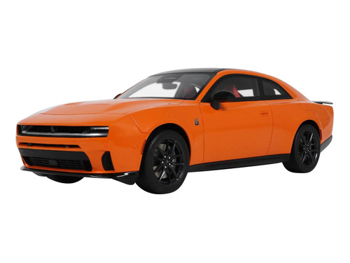 2026 Dodge Charger R/T Peel Out Orange 1/18 Model Car GT Spirit GT1021