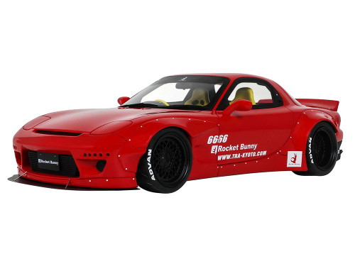 2015 Mazda RX 7 FD3S Rocket Bunny AERO V1 Red 1/18 Model Car Otto Mobile OT1337