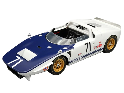 Ford GT 40 Roadster X1 1965 Riverside Driver C Amon Car #71 with Display Case Limited Edition 1/18 Model Car Tecnomodel TM18-459A